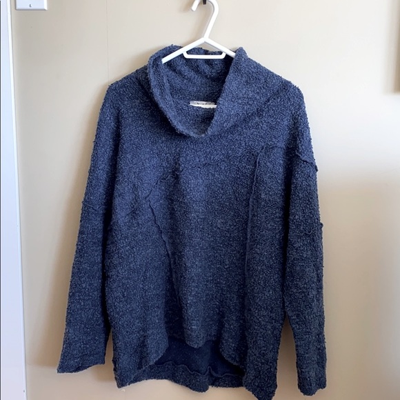 M.I.K.O cowl sweater blue XXL - Picture 2 of 11